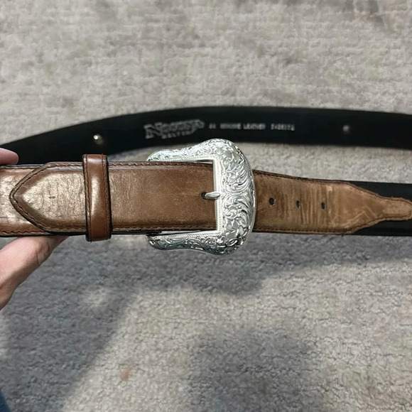 Nocona Belt Co Genuine Leather Belt, size 44. - Picture 8 of 10
